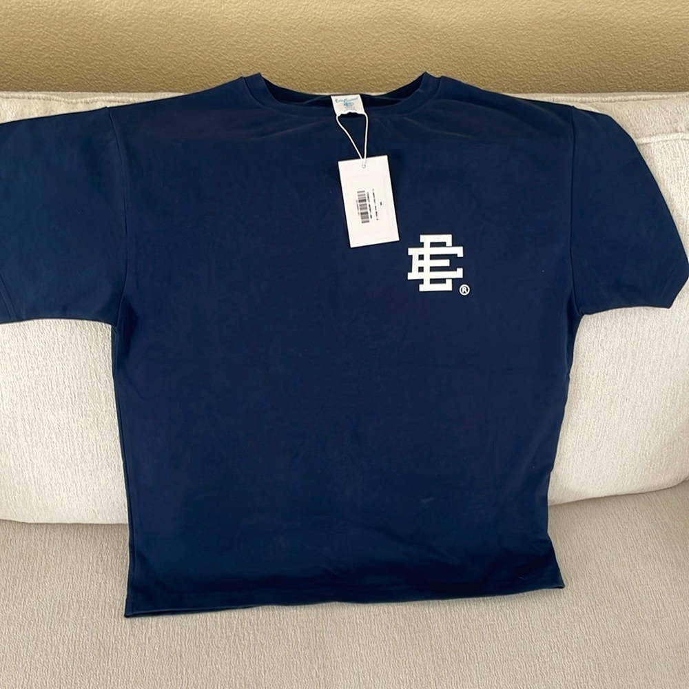 Eric Emanuel T- Shirt men's size Small Navy NWT